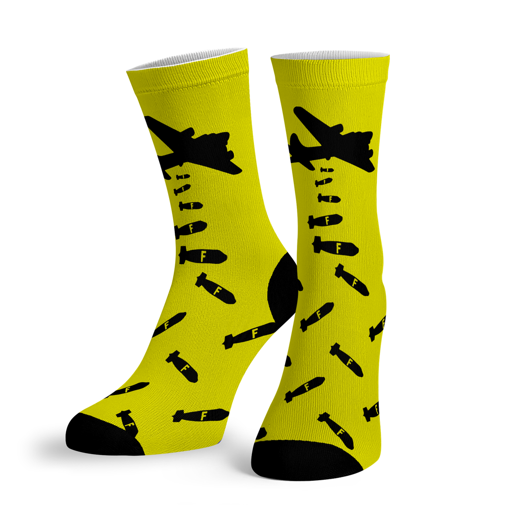 F Bomb Socks - BustedTees.com