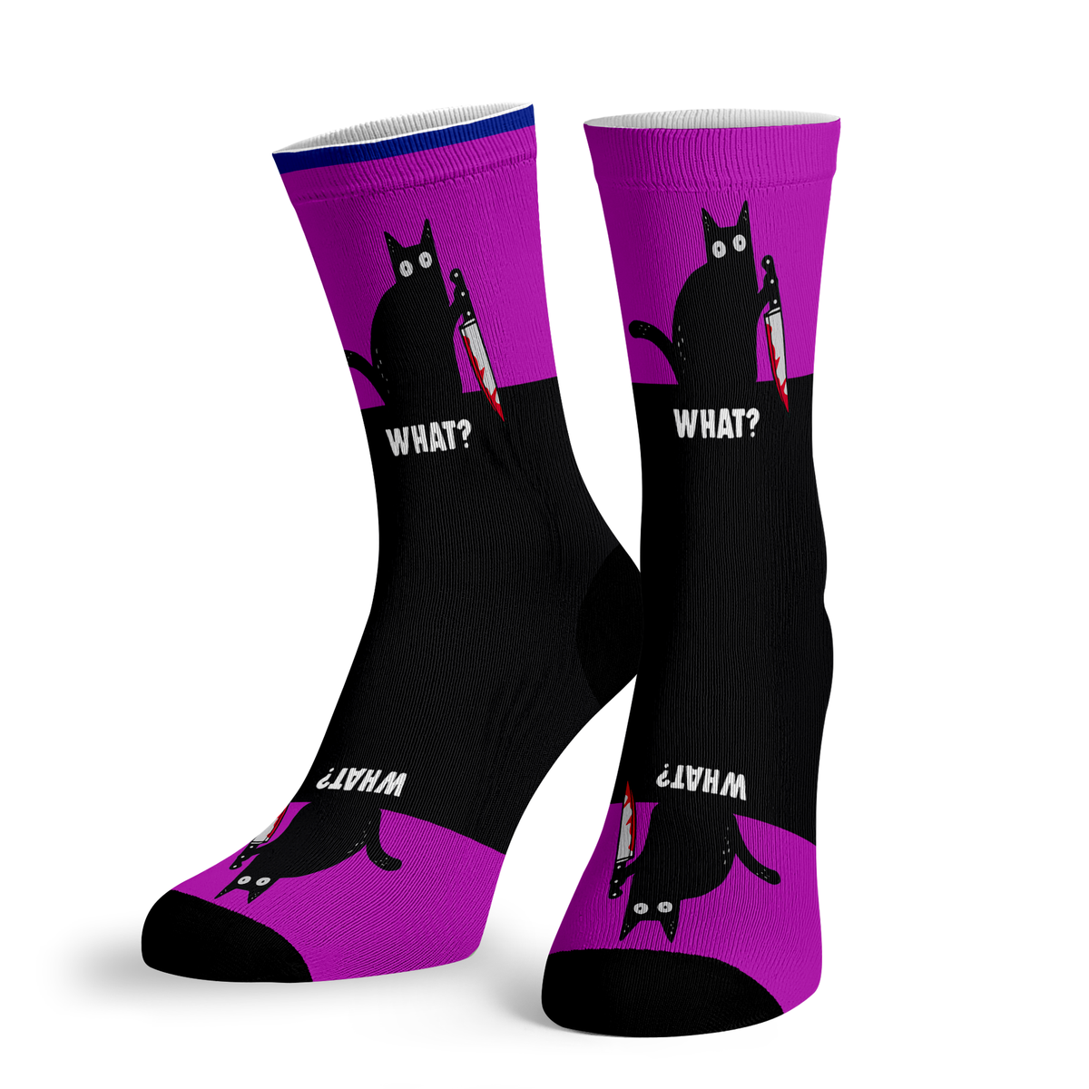 What Cat Socks - BustedTees.com