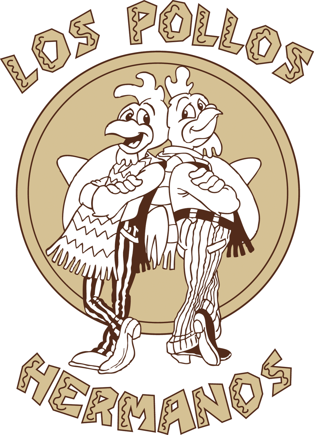 Die Hühnerbrüder - Los Pollos Hermanos Symbol Lustig Tshirt verkauft Die Hühnerbrüder - Los Pollos Hermanos Symbol Lustig Tshirt verkauft