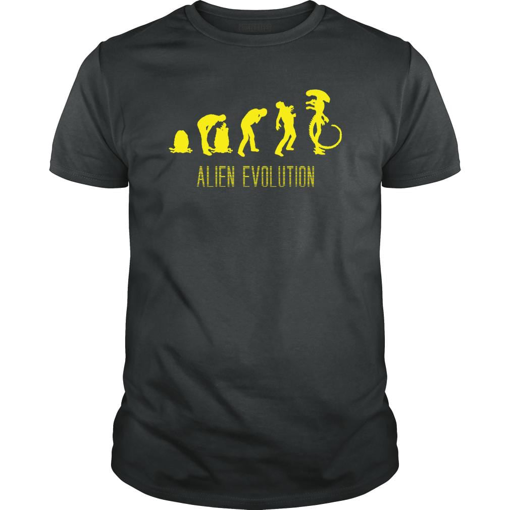 Alien Evolution - BustedTees.com