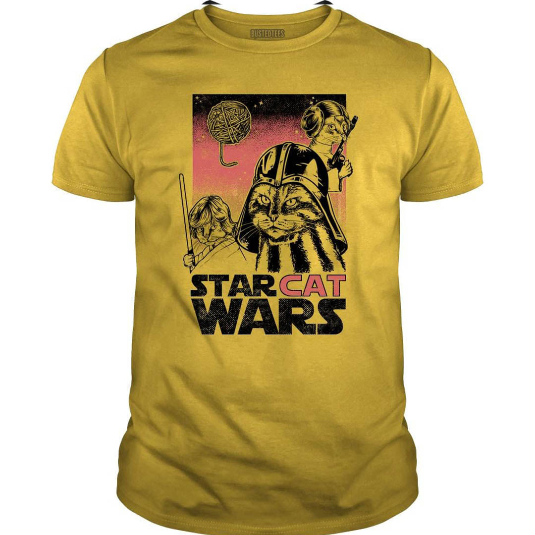 Star Cat Wars - BustedTees.com