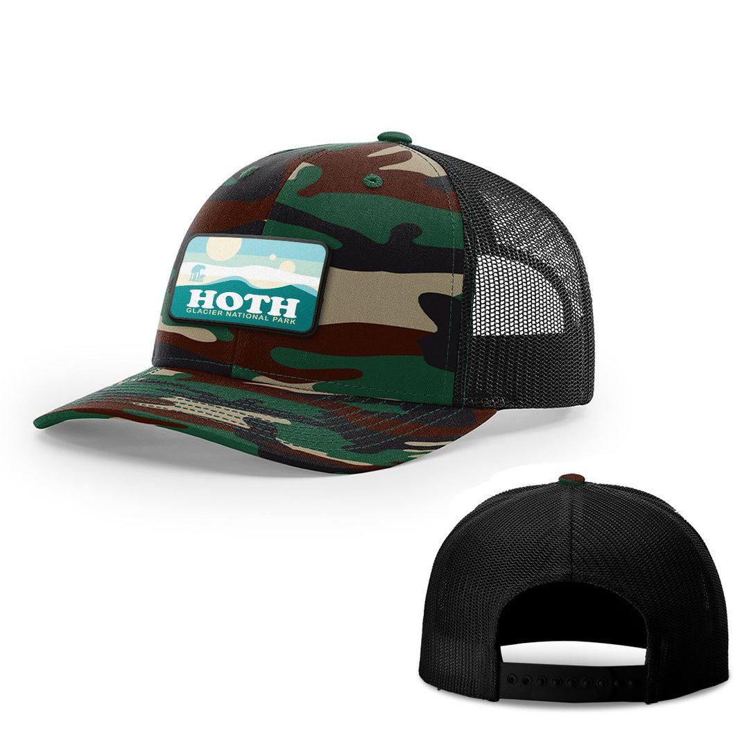 Hoth Glacier National Park Patch Hats
