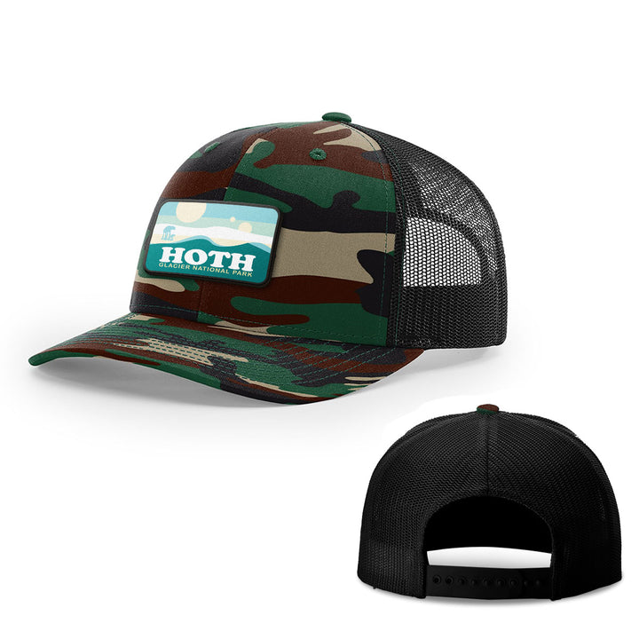 Hoth Glacier National Park Patch Hats