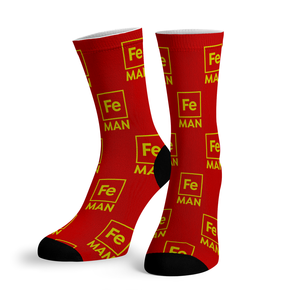 Iron Man Socks - BustedTees.com