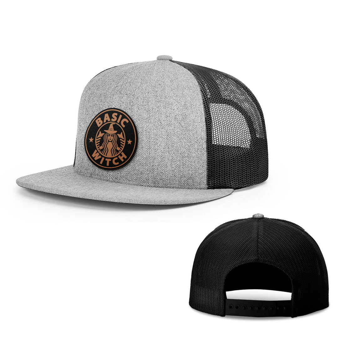 Basic Witch Leather Patch Hats - BustedTees.com