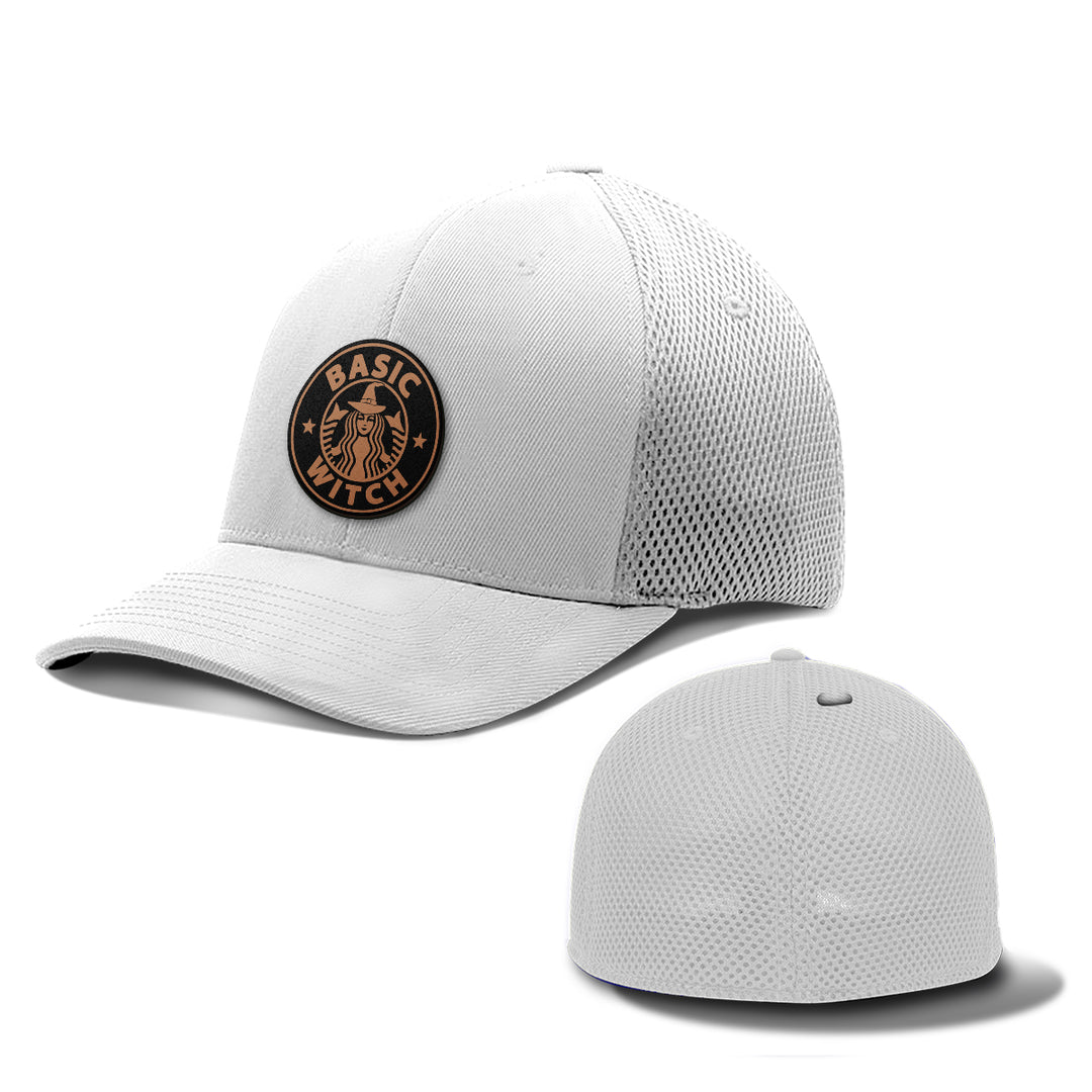 Basic Witch Leather Patch Hats - BustedTees.com