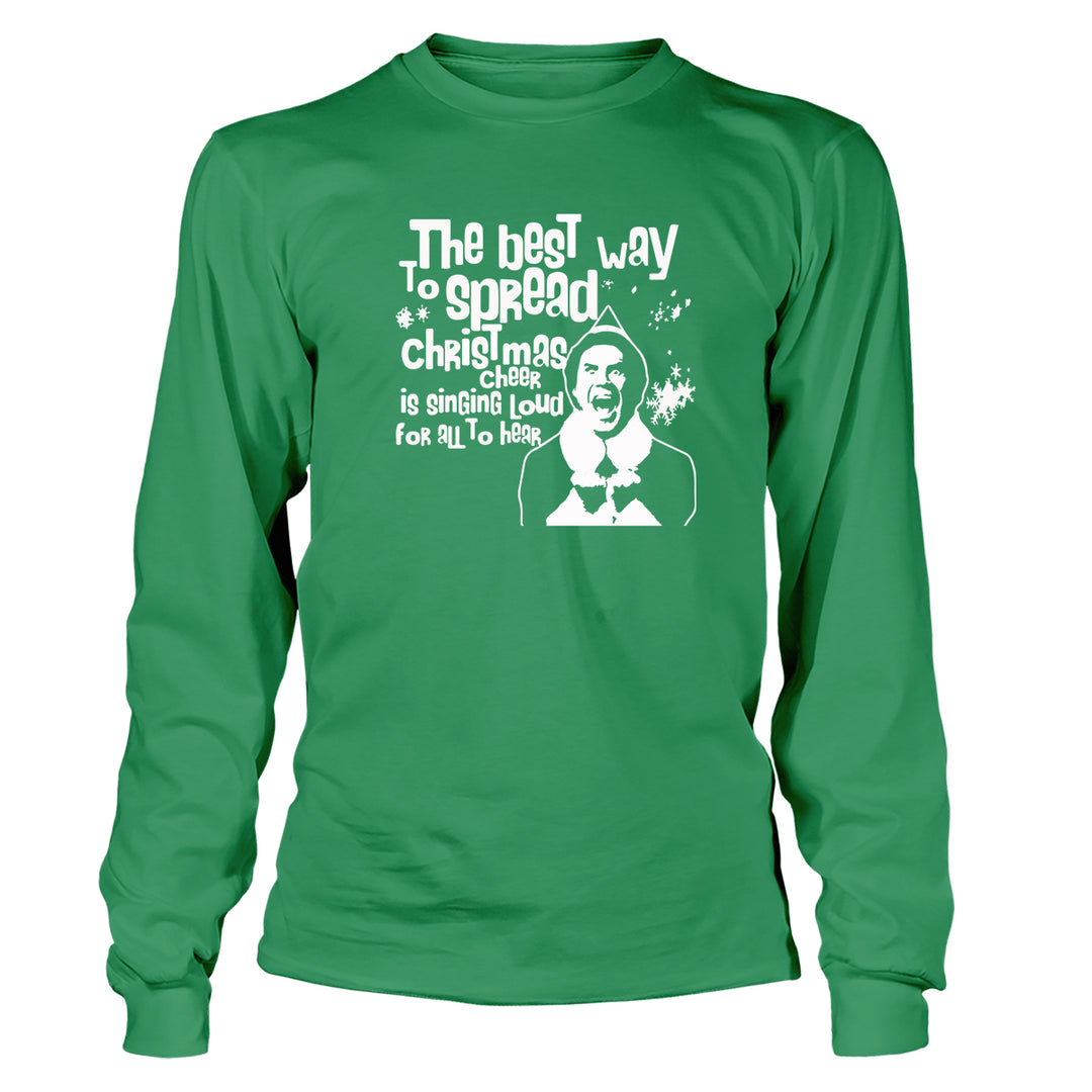 Best Way To Spread Christmas Cheer Is Singing Loud - BustedTees.com