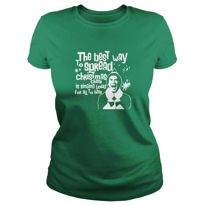 Best Way To Spread Christmas Cheer Is Singing Loud - BustedTees.com
