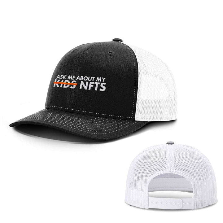 Ask Me About My NFTs Hats - BustedTees.com