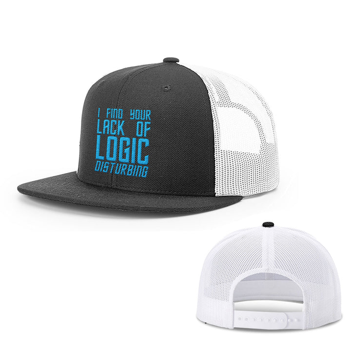 I Find Your Lack of Logic Disturbing Hats - BustedTees.com
