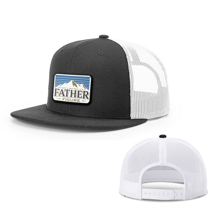 Dad Bod Father Figure Patch Hats - BustedTees.com