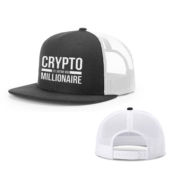 Crypto Millionaire Hats - BustedTees.com