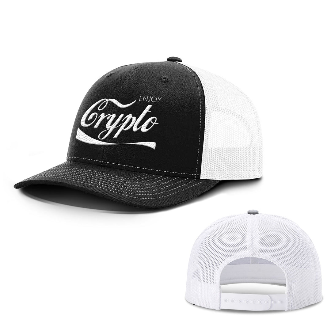 Enjoy Crypto Hats - BustedTees.com