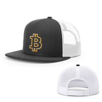 Load image into Gallery viewer, Bitcoin Outline Hats - BustedTees.com
