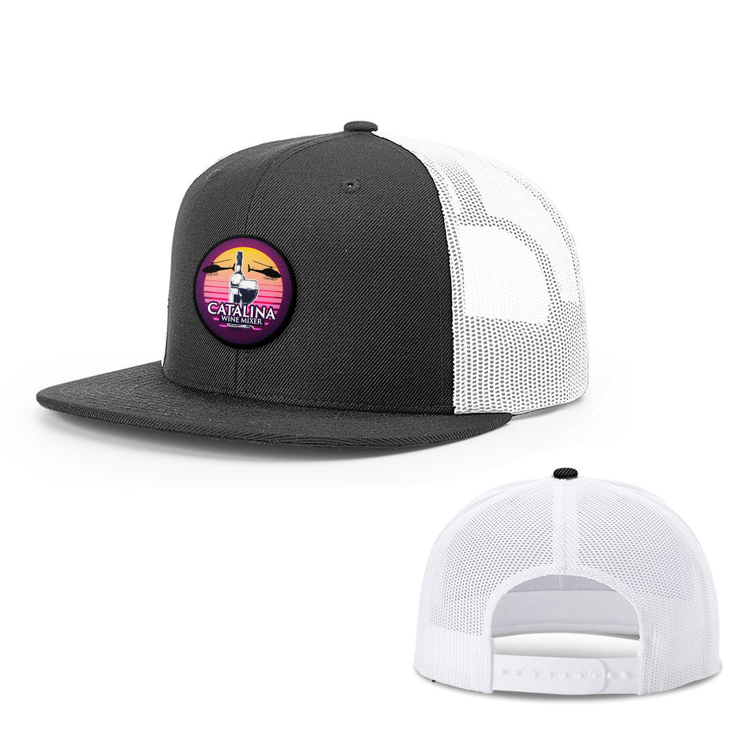 Catalina Wine Mixer Patch Hats - BustedTees.com
