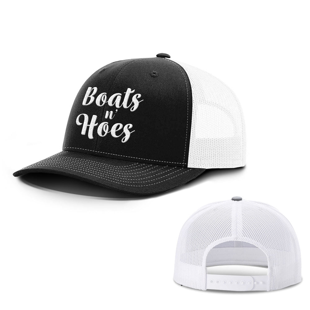 Boats n Hoes Hats - BustedTees.com