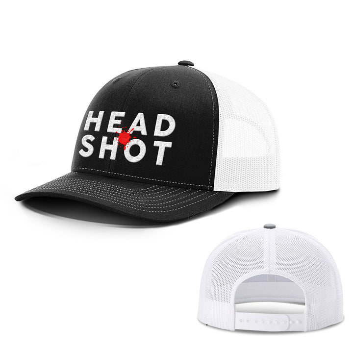 Head Shot Hats - BustedTees.com