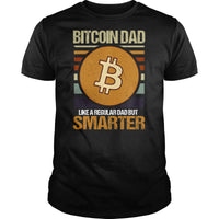 Load image into Gallery viewer, Bitcoin Dad Smarter - BustedTees.com

