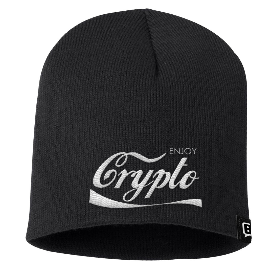 Enjoy Crypto Beanies - BustedTees.com