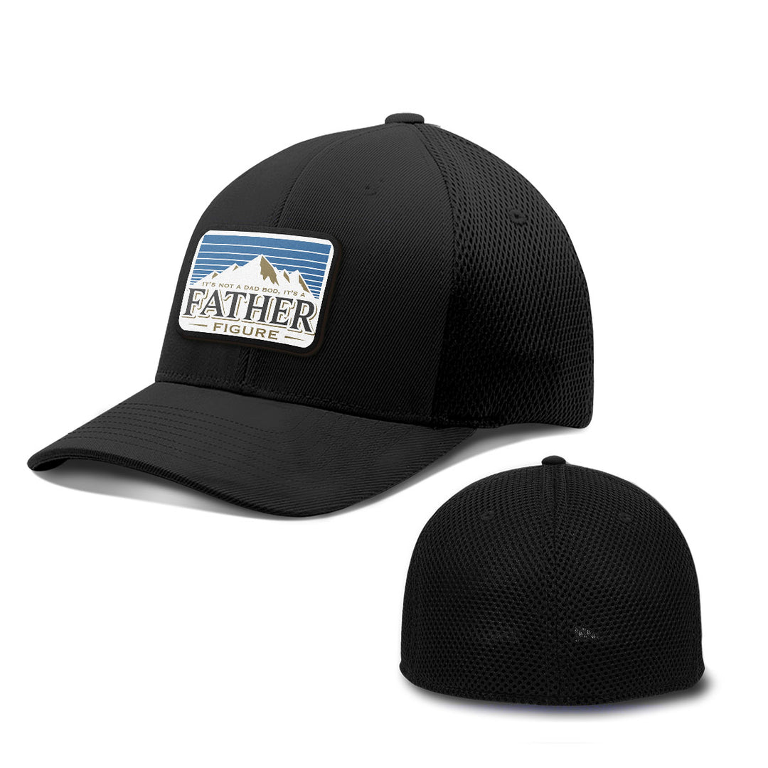 Dad Bod Father Figure Patch Hats - BustedTees.com
