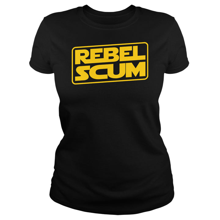 Rebel Scum Logo - BustedTees.com