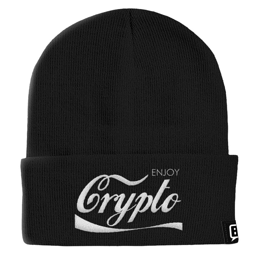 Enjoy Crypto Beanies - BustedTees.com