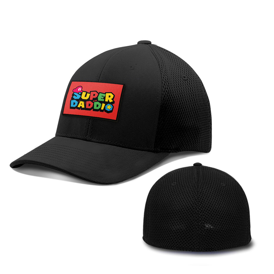 Super Daddio Patch Hats - BustedTees.com