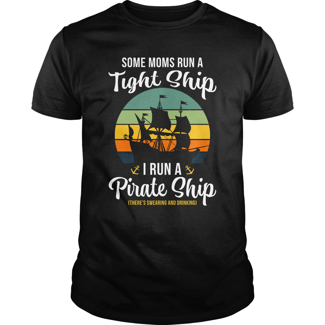 Mom Pirate Ship - BustedTees.com