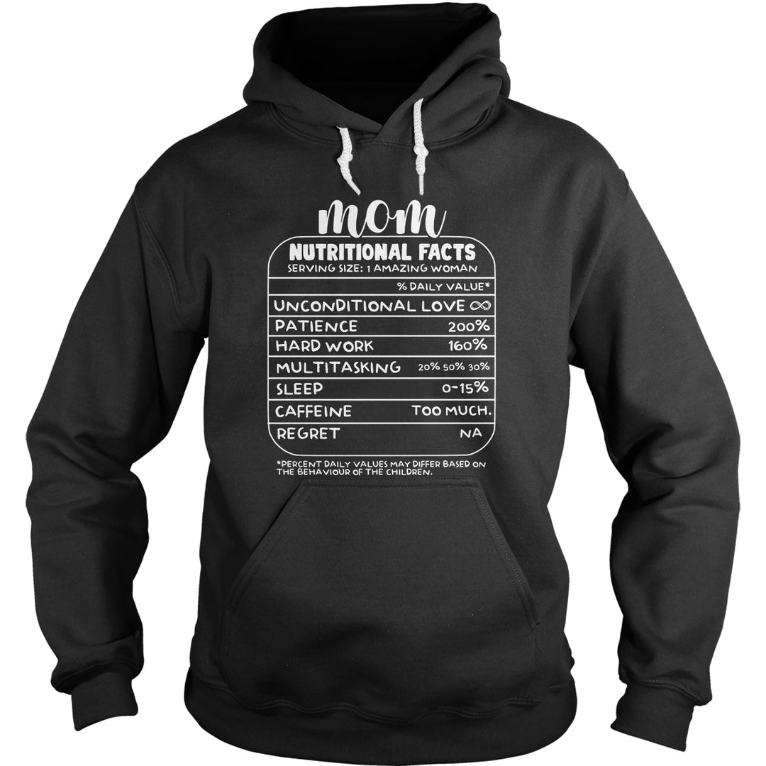 Mom Nutrition Facts - BustedTees.com