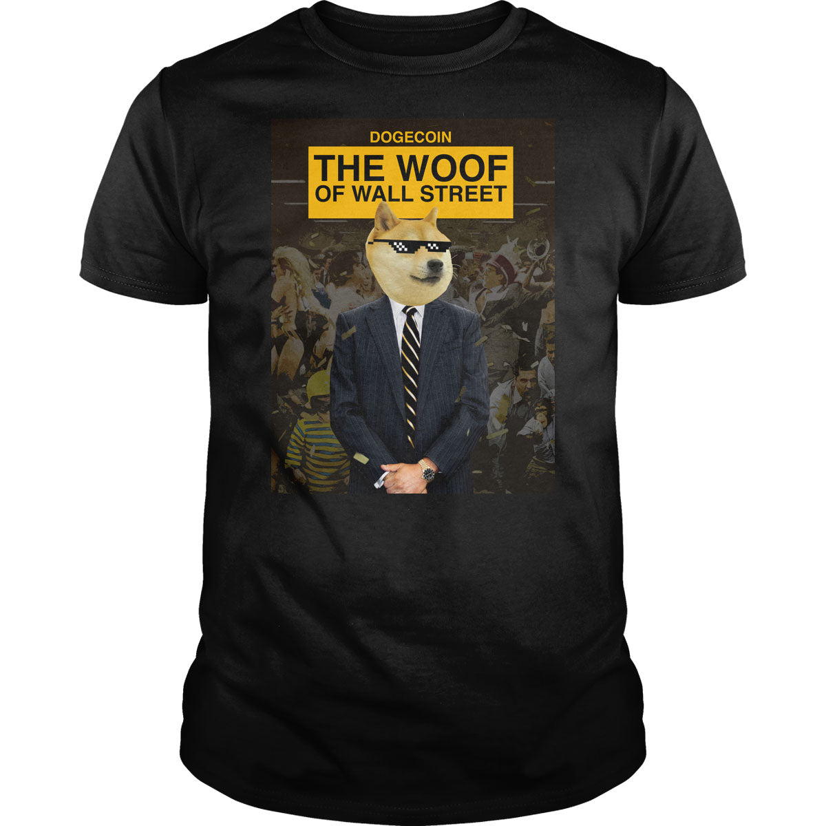 The Woof Of Wall Street - BustedTees.com