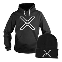 Load image into Gallery viewer, XRP Logo Hoodie + Free Beanie
