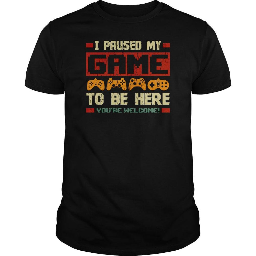 I Paused my Game - BustedTees.com