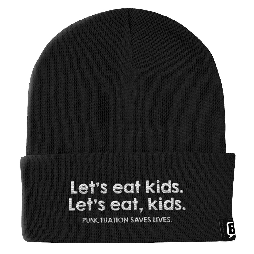 Punctuation Saves Lives Beanies - BustedTees.com