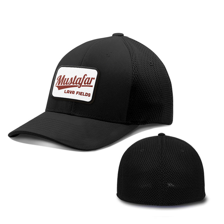 Mustafar Lava Fields Patch Hats - BustedTees.com