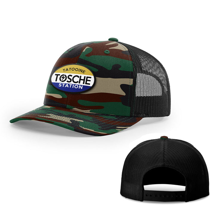 Tatooine Tosche Station Patch Hats - BustedTees.com