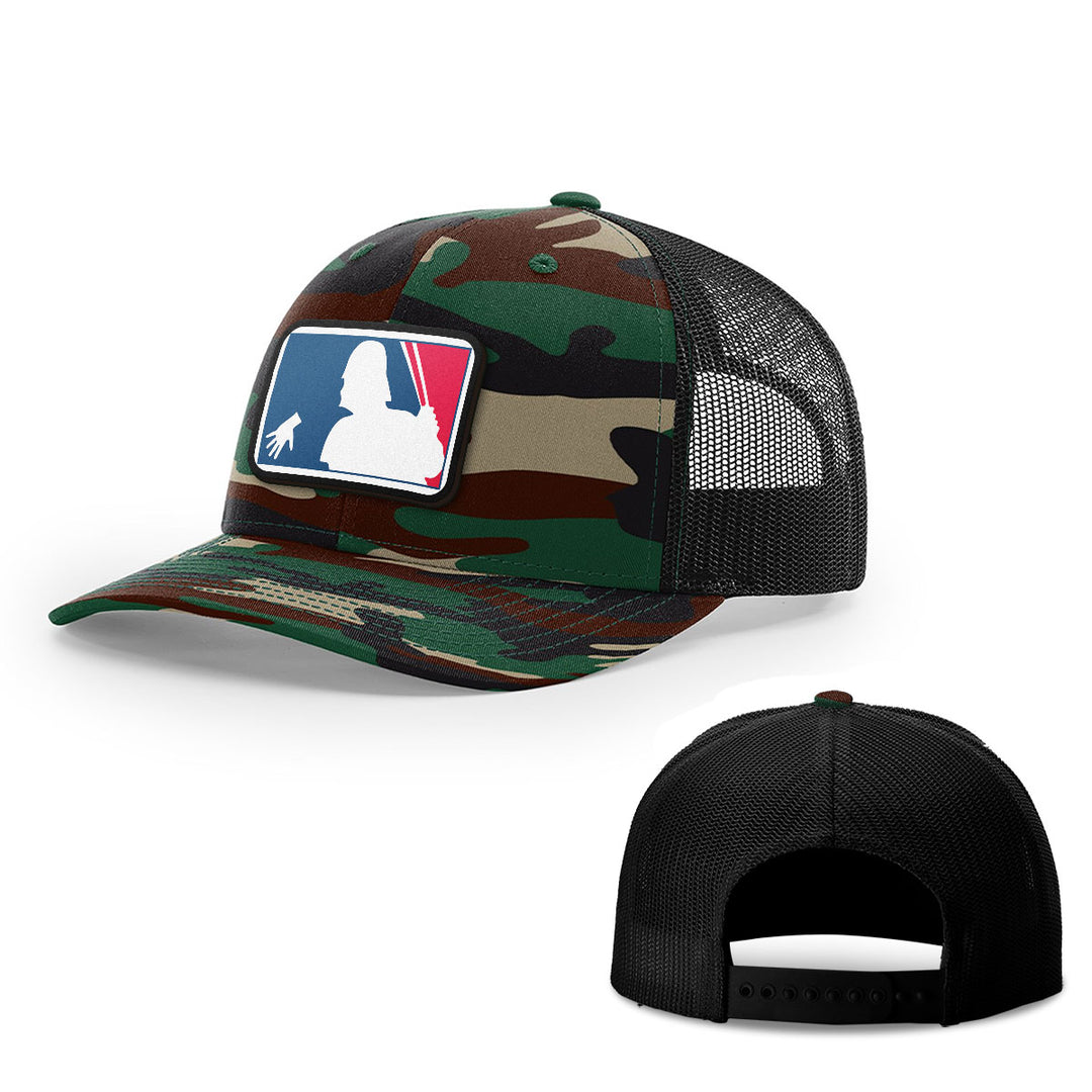 Funny Baseball Patch Hats - BustedTees.com