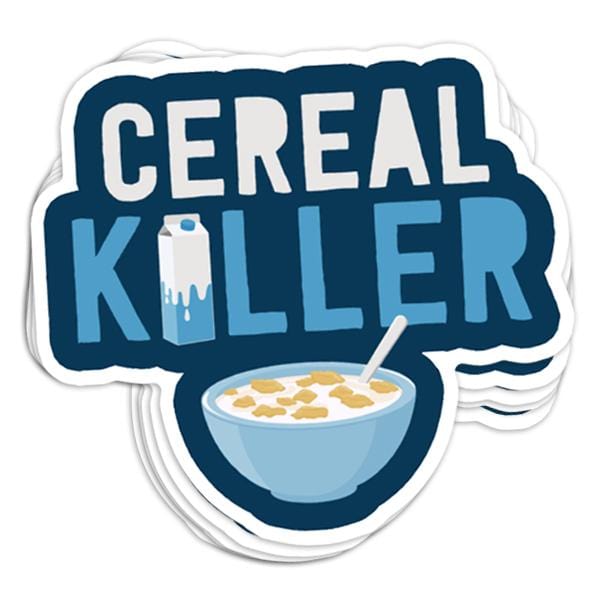 Cereal Killer Vinyl Sticker - BustedTees.com