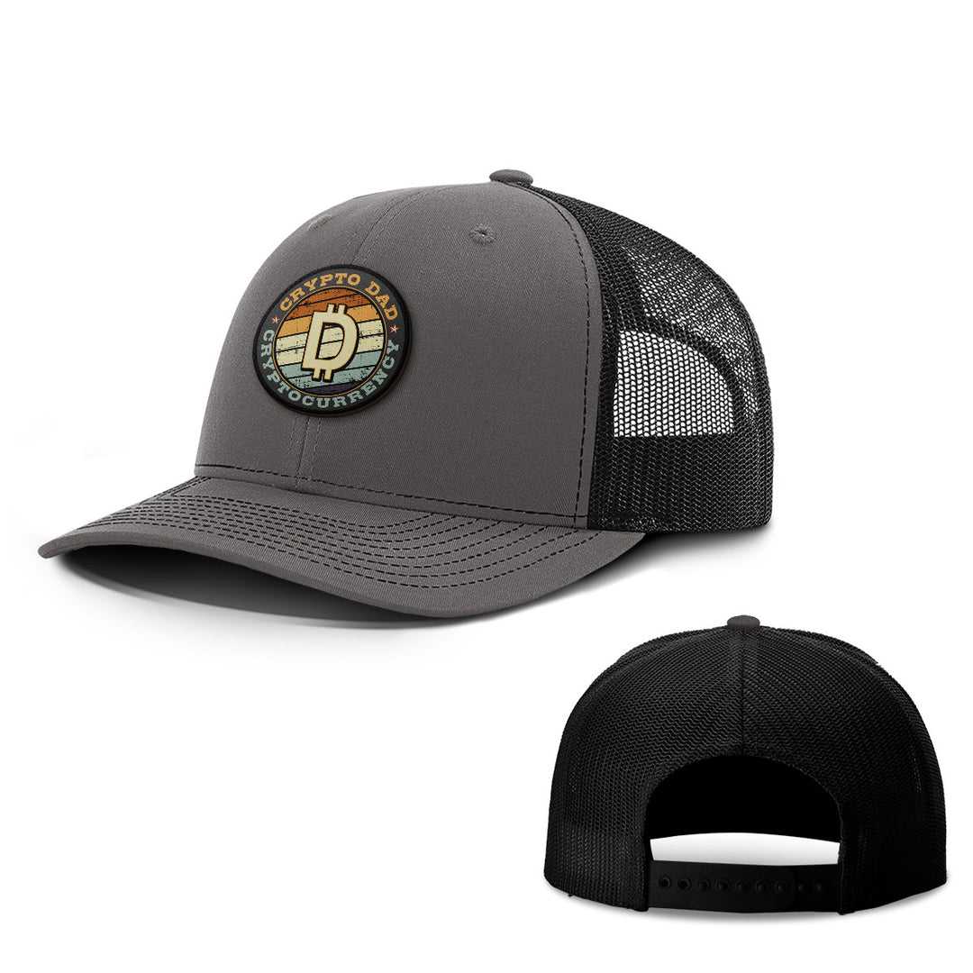 Crypto Dad Patch Hats - BustedTees.com