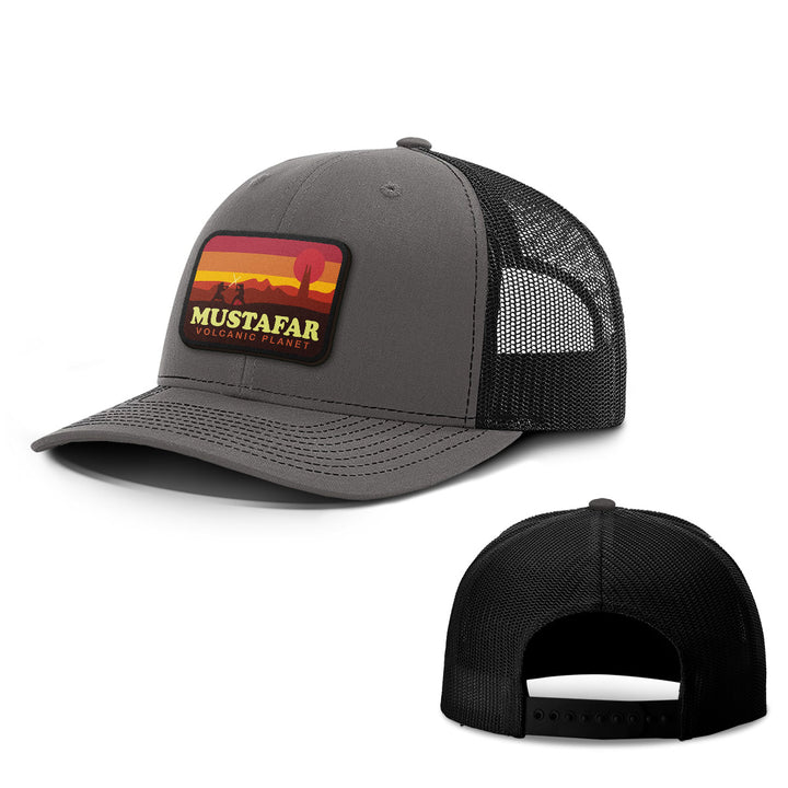 Mustafar Volcanic Planet Patch Hats - BustedTees.com