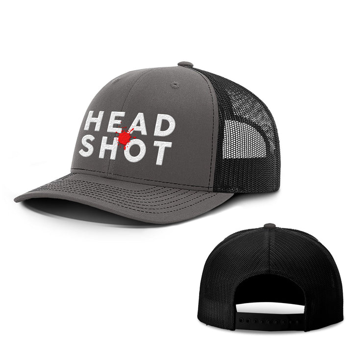 Head Shot Hats - BustedTees.com