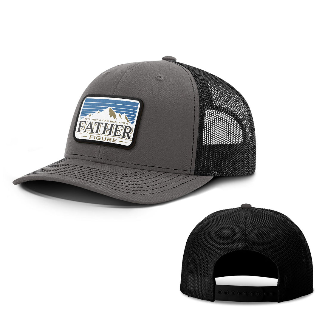 Dad Bod Father Figure Patch Hats - BustedTees.com