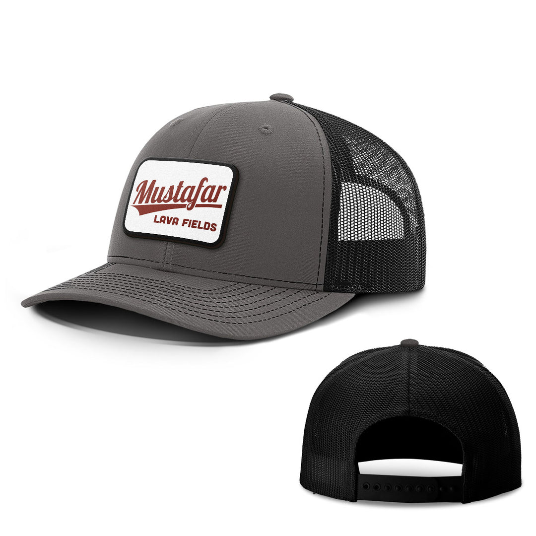 Mustafar Lava Fields Patch Hats - BustedTees.com