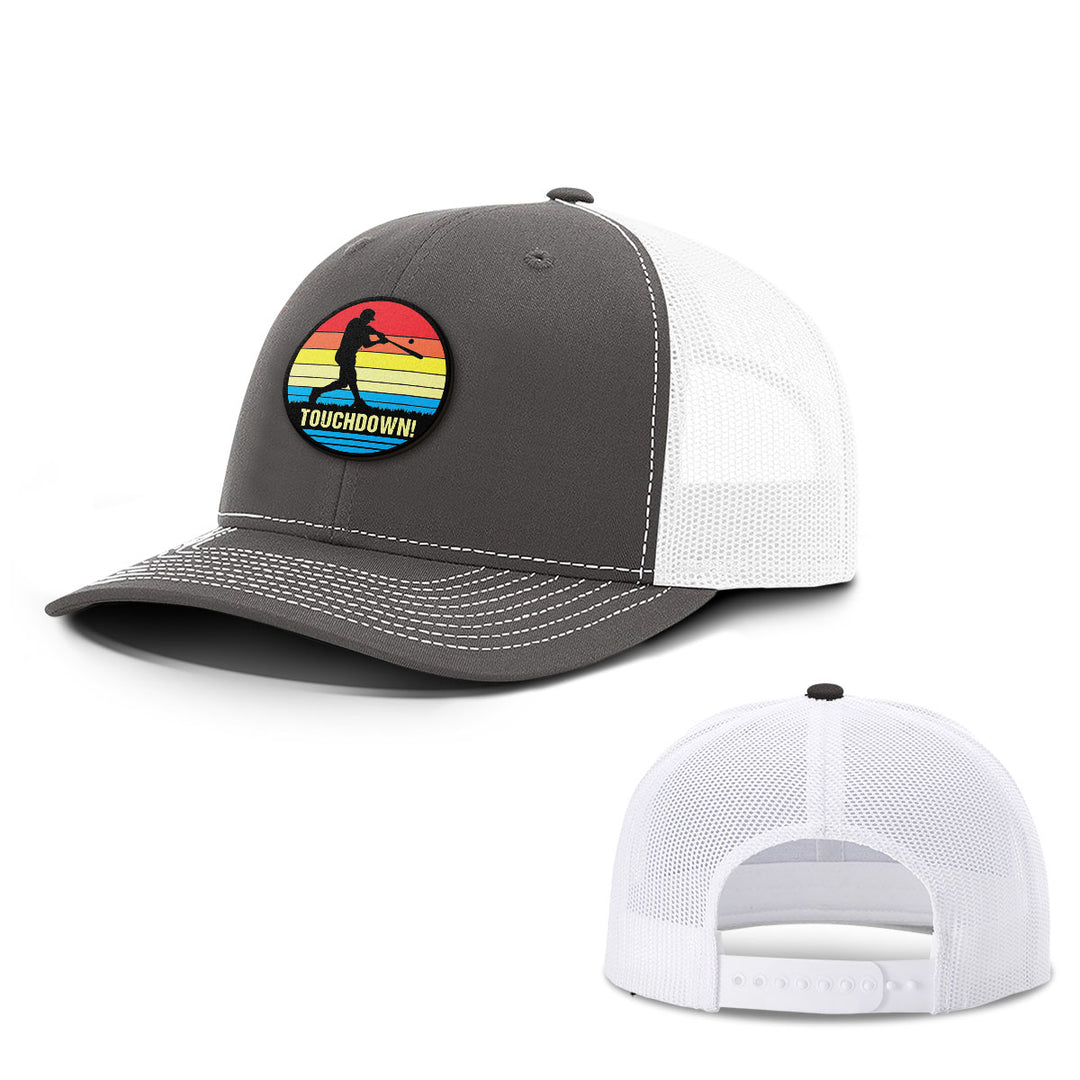 Touchdown Baseball Patch Hats - BustedTees.com