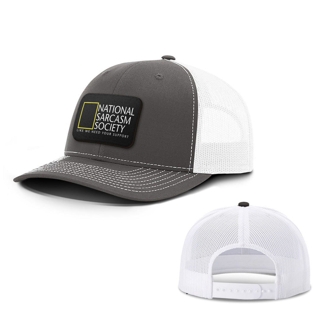 National Sarcasm Society Patch Hats - BustedTees.com