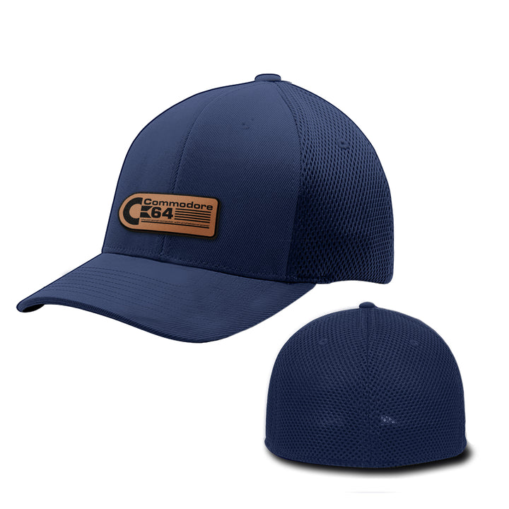 Commodore 64 Leather Patch Hats - BustedTees.com