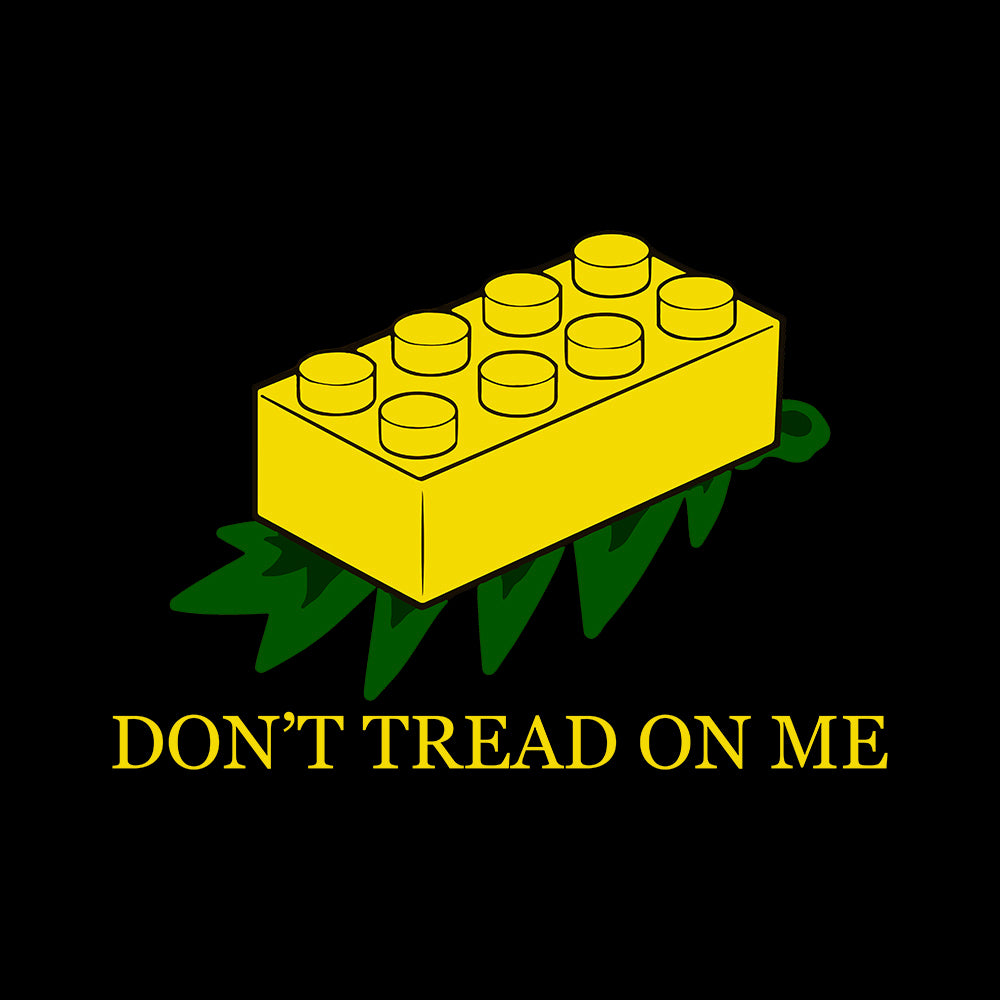 Don't Tread on Me Lego - BustedTees.com
