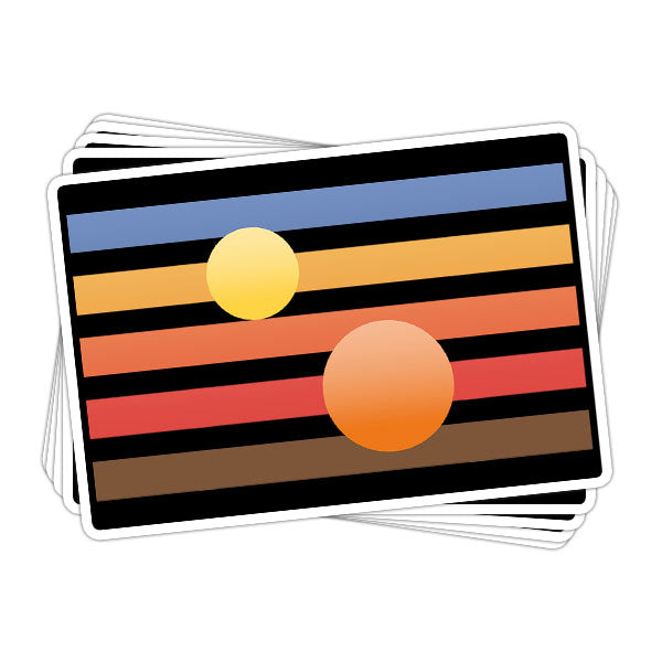 Tatooine Artistic Vinyl Sticker - BustedTees.com