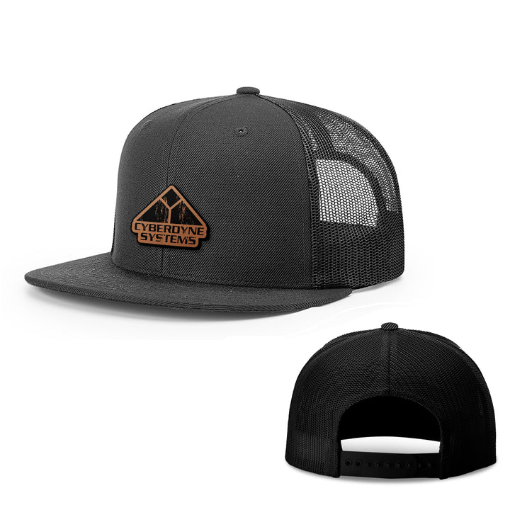 Cyberdyne Systems Leather Patch Hats - BustedTees.com