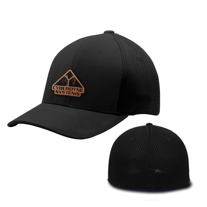 Cyberdyne Systems Leather Patch Hats - BustedTees.com