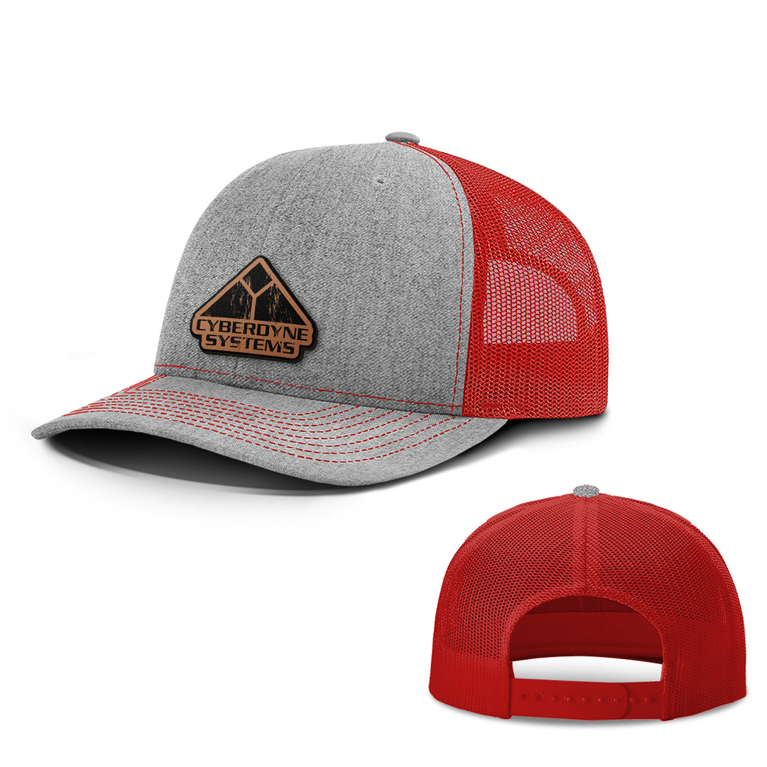 Cyberdyne Systems Leather Patch Hats - BustedTees.com